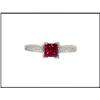 Image 1 : INVISIBLE SET RUBY DIAMOND RING WAS $595.00 #1691710