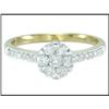 Image 1 : Shimmering 14K Yellow Gold Diamond Ring #1691726