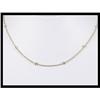 Image 1 : Simple 18K Yellow Gold Diamond Necklace #1691732