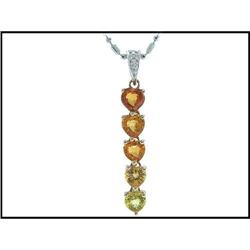 Beautiful 14K White Gold Sapphire and Diamond #1691764