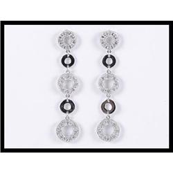 Irresistible 14K White Gold Diamond Earrings #1691773