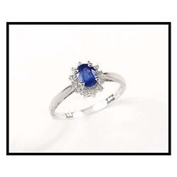 Princess Di Style Sapphire Diamond Ring(was #1691782