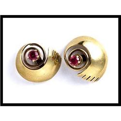 Yellow Gold Earrings #1691808