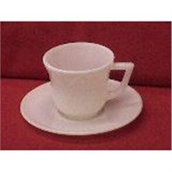 Opaline Glass Demittase ( cup& saucer) #1691862