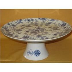 Blue and White Royal Copenhagen Cake Stand #1691934