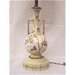 European Porcelain hand painted Lamp #1691941