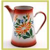 Image 1 : French Kitchenware Pitcher Painted Flowers #1692110