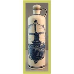 Blue Delft Jenever Bottle Ceramic Gin #1692119