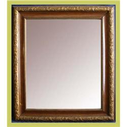 Antique Art Nouveau Mirror Framed Shamrocks #1692133