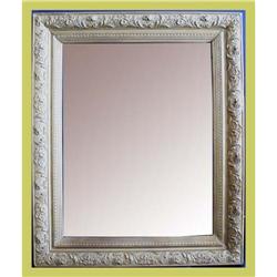 Antique Rococo Mirror Framed Plaster Gilded #1692134