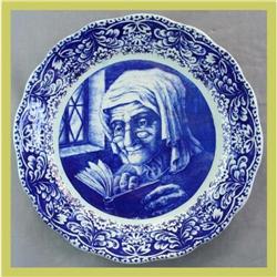 Blue Delft Plate Boch La Louviere Ceramic #1692137