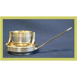 Antique Art Deco Strainer Metargent Silver #1692144
