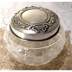 French Crystal box Silverplated #1692163