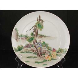 Fine Chinese Export Famille Rose Plate of A #1692281