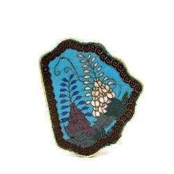 Japanese Cloisonne Enamel Belt Buckle  #1692346