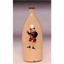 Old Japanese Satsuma Sake Bottle Tokkuri Dutch #1692365