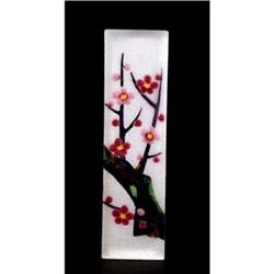 Japanese Cloisonne Enamel Plate w Flower #1692426