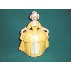 MADAME POMPADORE DRESSER DOLL JAR - MARKED #1692446