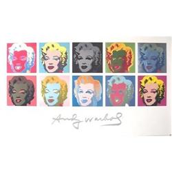 VERY RARE! LIMITED ED ANDY WARHOL 10 MARILYN #1692483