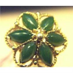 Ring Jade mounted in 10kt Gold. Classic #1692533