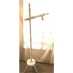 Lamp Floor Bridge Arm Milk Stool Enameled Wood #1692548