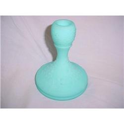 Light Blue Fenton satin candleholder #1692553