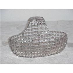 Pressed Glass Basket SKU 5309 #1692636