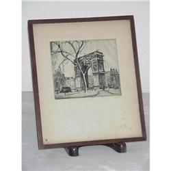 Washington Arch Engraving SKU 5223 #1692638