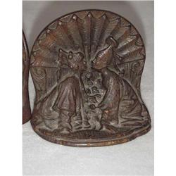 Pair Iron Bookends Sku1786 #1692655