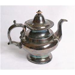 Antique Silver C.Parker Teapot Vintage #1692689