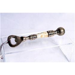 Estate Sterling Mother of Pearl bottle Opener  #1692697
