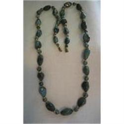 Turquoise Baroque Beaded Necklace #1692711