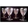 Image 1 : Set of (4) Antique Wine Goblets #1693584