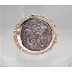 Ancient Greek  Twin  Coin Ring #1709036