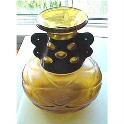 Vintage aurene art glass vase #1709341