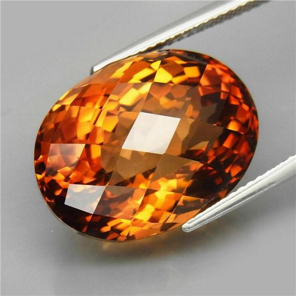 Natural  Imperial Champagne Topaz 24.88 Cts