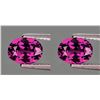 Image 1 : Natural Pinkish Purple Rhodolite Garnet Pair 7x5 MM