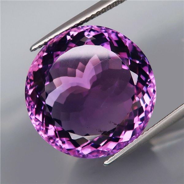 Natural Round Amethyst 18.75 Cts - Untreated