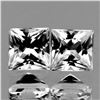 Image 1 : Natural White Sapphire Pair {Flawless-VVS1}