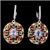 Image 1 : Natural Tanzanite Fancy Sapphire Earrings