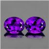 Image 1 : Natural  Purple Amethyst Pair  {VVS}