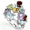 Image 1 : Natural Multi Gemstone Ring