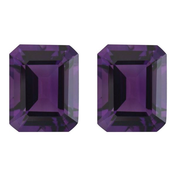 Purple Amethyst Pair 10.01 Carats - VVS