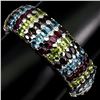 Image 1 : Natural Rhodolite Garnet & Multi Gems 300 Cts Bangle