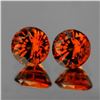 Image 1 : Natural Mandarin Orange Spessartite Garnet Pair - FL