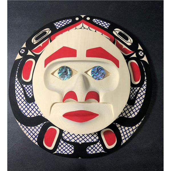 West Coast Native Moon Mask with KillerWhale Spirit