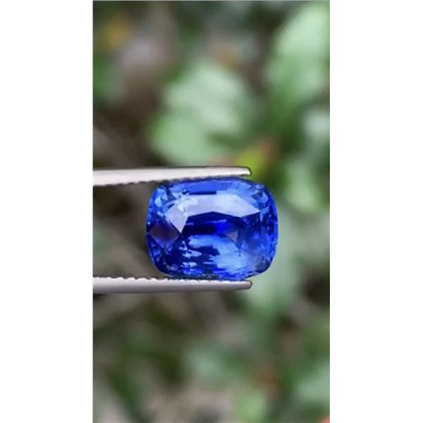 Natural Untreated Cornflower Blue Sapphire 4.18 Ct -GRS