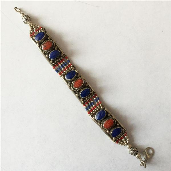 Tibet Hand Made Lapiz Lazuli Bracelet