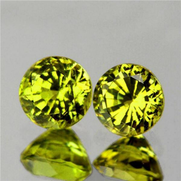 Natural Canary Yellow Mali Garnet Pair{VVS}