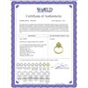 Image 2 : Genuine 2.15 ctw Peridot & Diamond Ring 14KT White Gold - REF-71F3Z